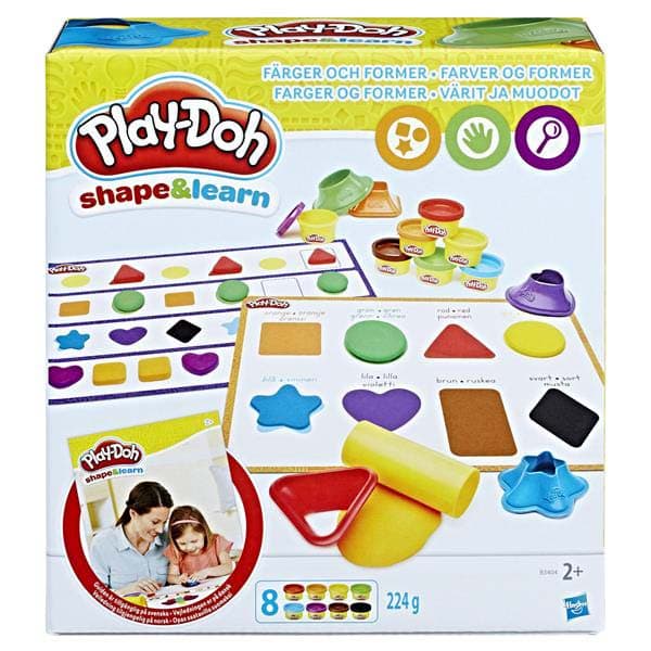 Play-Doh Shape & Learn - Färger & Former leklera lekset