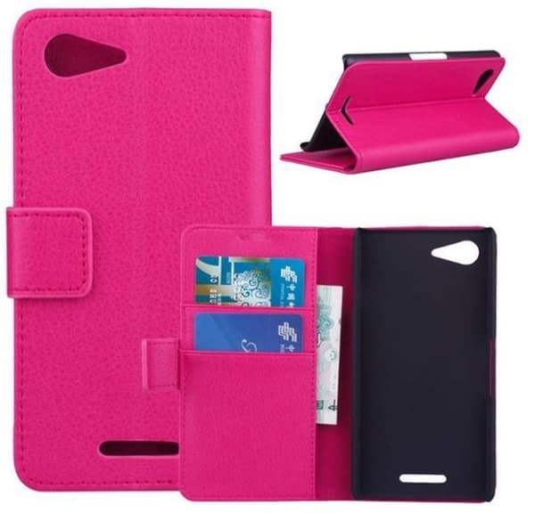 Mobilväska Xperia E3 Pink w/Stand