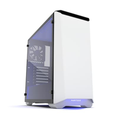 Phanteks Eclipse P400 Mid Tower Case, Tempered Glass, Glacier White