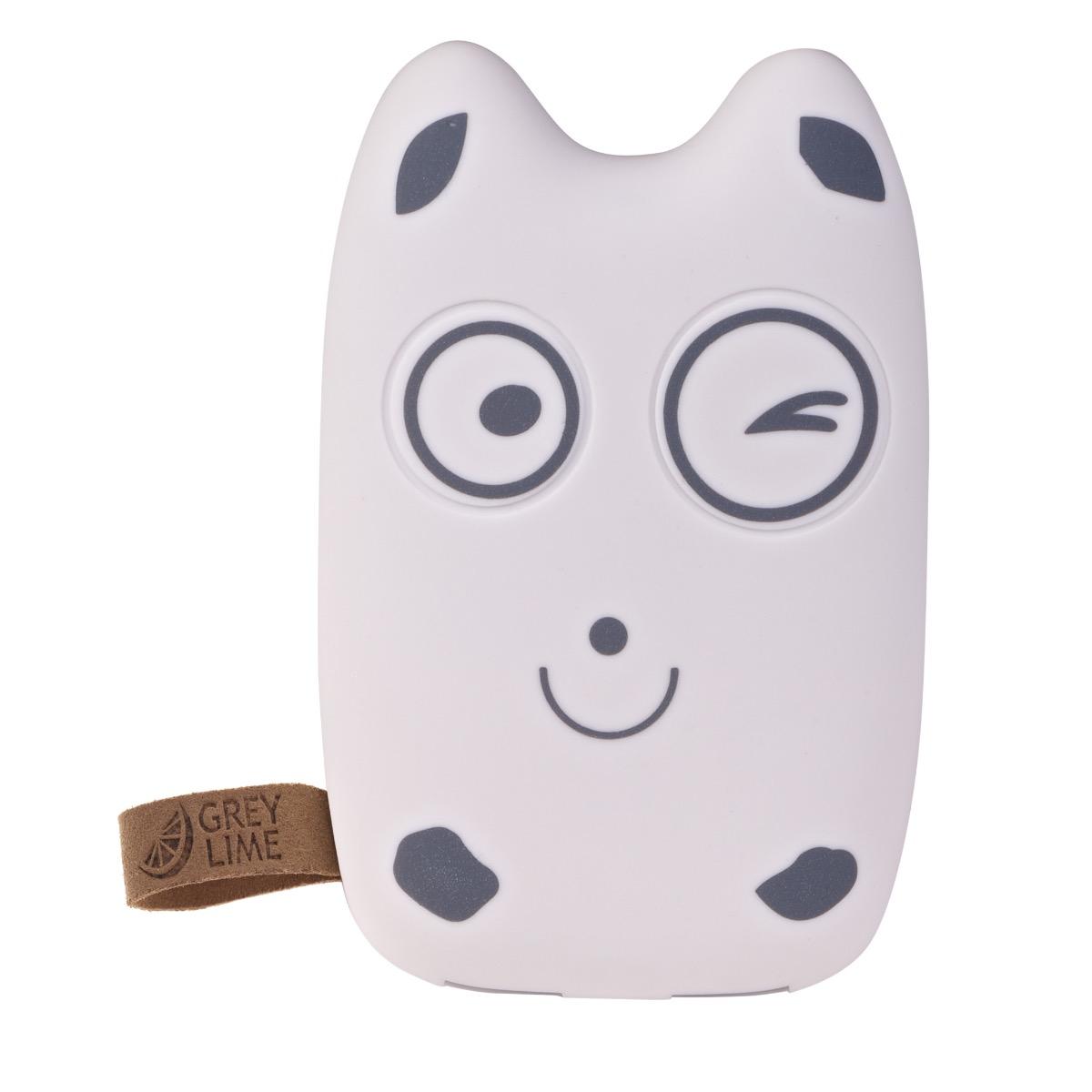 GreyLime Power Owl, 7800 mAh powerbank, Happy Face
