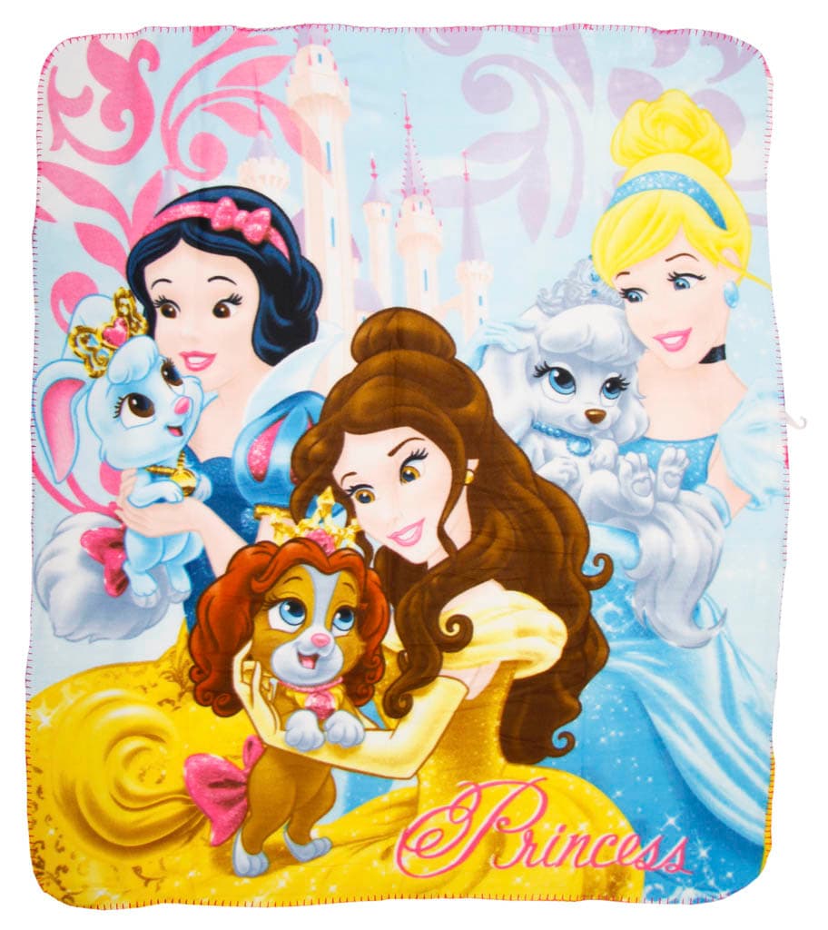 Disney Prinsessor Fleecefilt Puppies