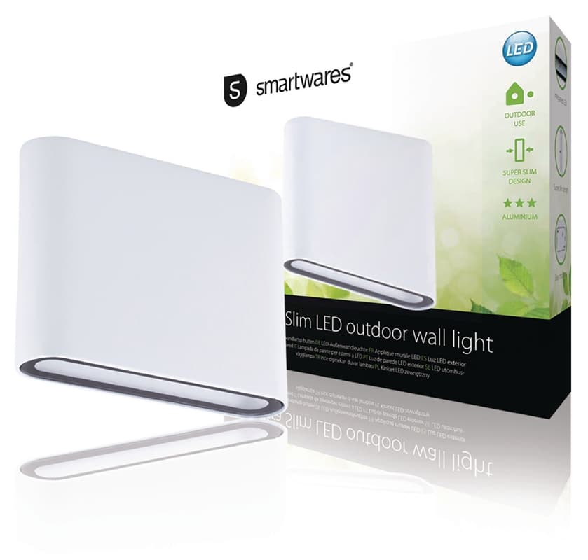 LED Udendørs Vægpære 4 W 260 lm Hvid