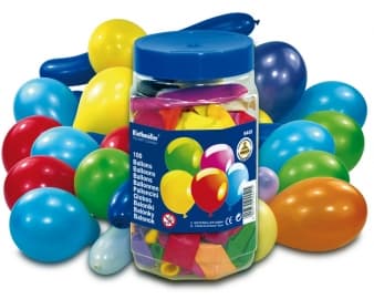 Latexballonger Multicolor 100 St