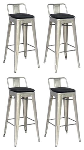 In France barstole i metal galvaniseret pris 4 stk