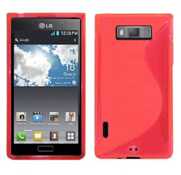 Back Cover Optimus L7 Style Pink