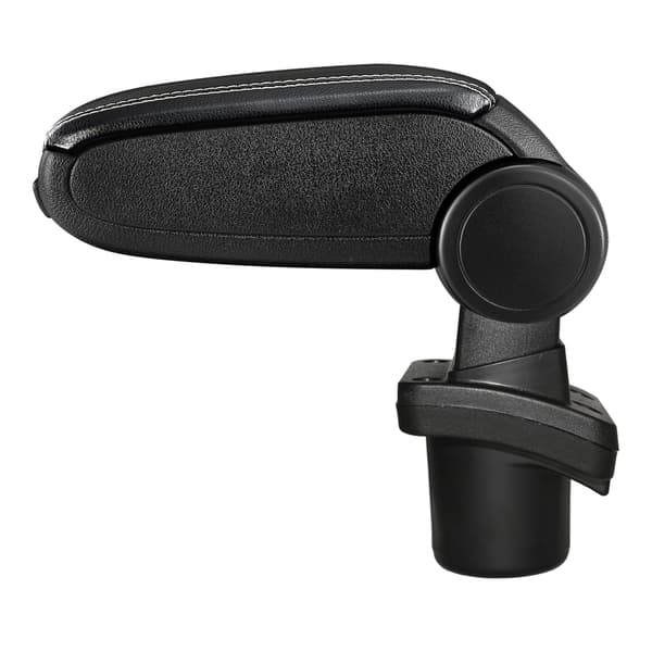 [pro.tec]® Armlæn til Citroën C2 (2003–2009) - kunstlæder - sort med hvid søm