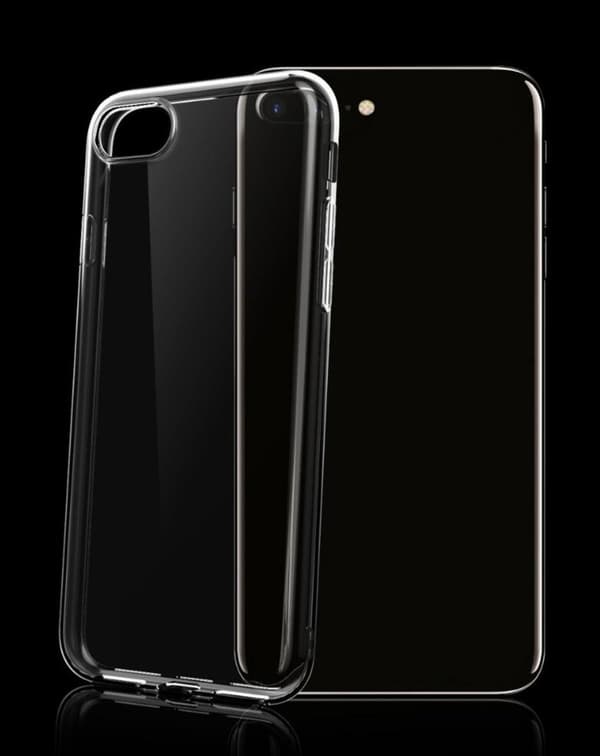 Transparent TPU skal +2st skärmskydd till iPhone X/XS