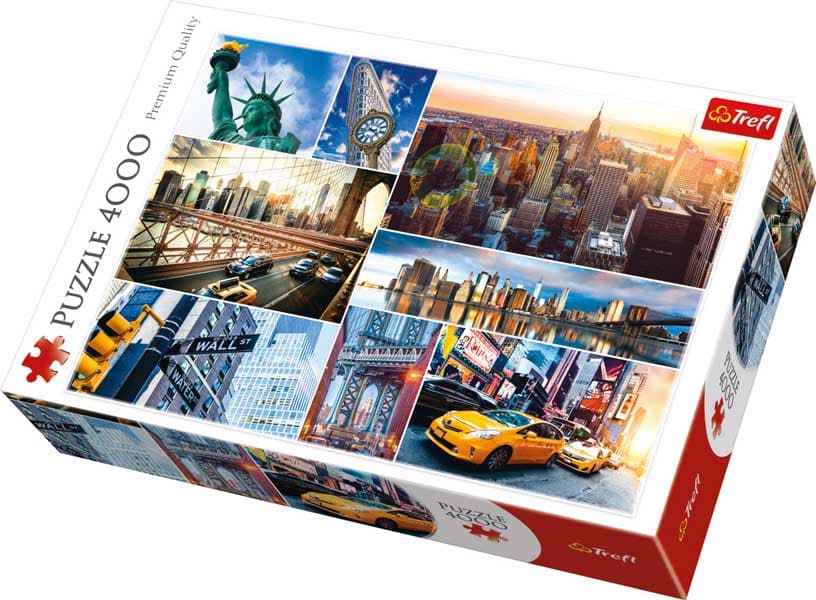 Trefl Pussel - New York, USA 4000 Bitar