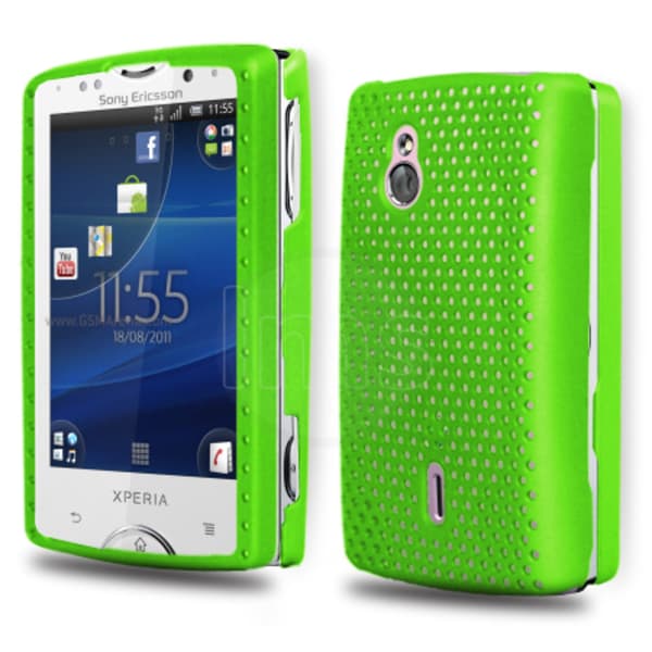 Hard Case Xperia Mini Pro Green Dots