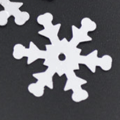Miniatyrbild 1 av 2: 200-pack konfetti snöflingor silver dekoration jul fest bord kalas pyssel