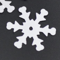 200-pack konfetti snöflingor silver dekoration jul fest bord kalas pyssel