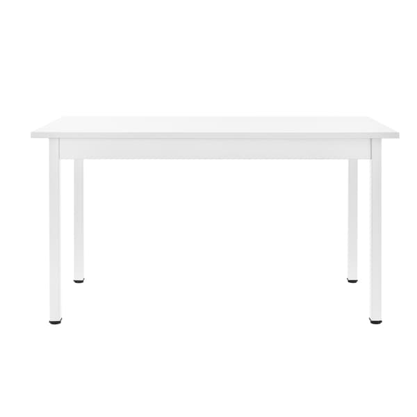 [en.casa]® Design Spisebord - 6 Personer - 140x60cm - hvid