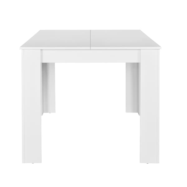 [en.casa]® Eleganttinen ruokapöytä - 140 x 90 cm - valkoinen
