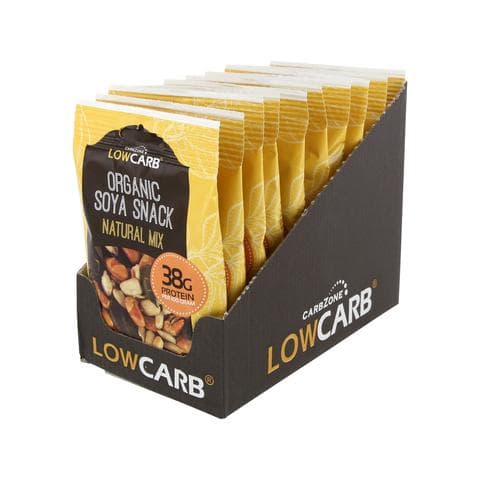 10 PACK - Low Carb Organic Soya Snack - Natural Mix
