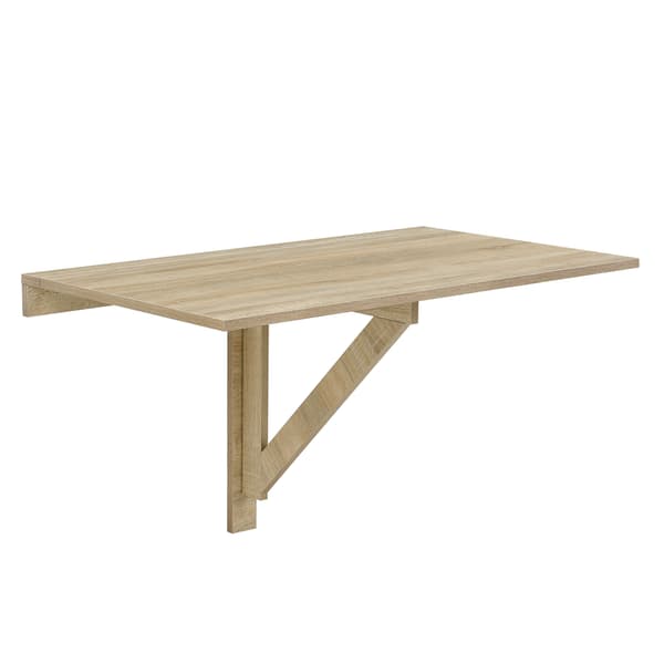 [en.casa]® Vægmonteret klapbord - Skrivbord - 100x60x58cm