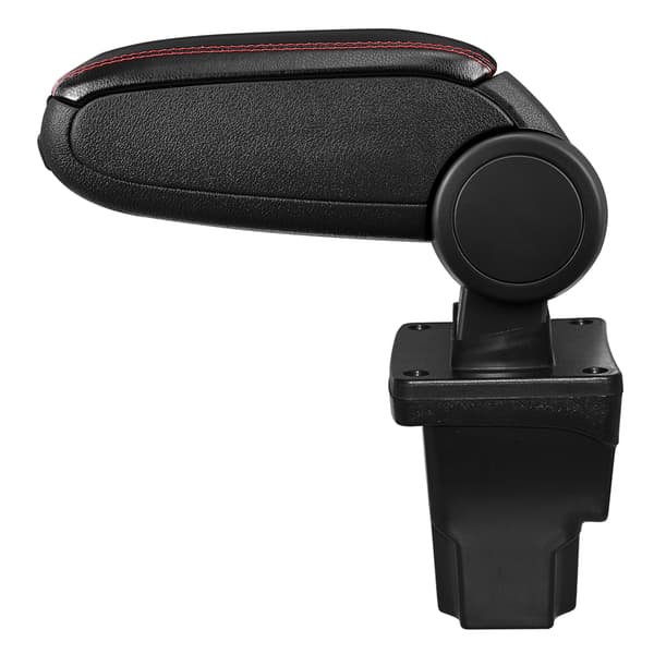 [pro.tec]® Armlæn til Seat Leon III 5F (2012-) - kunstlæder - sort med rød søm