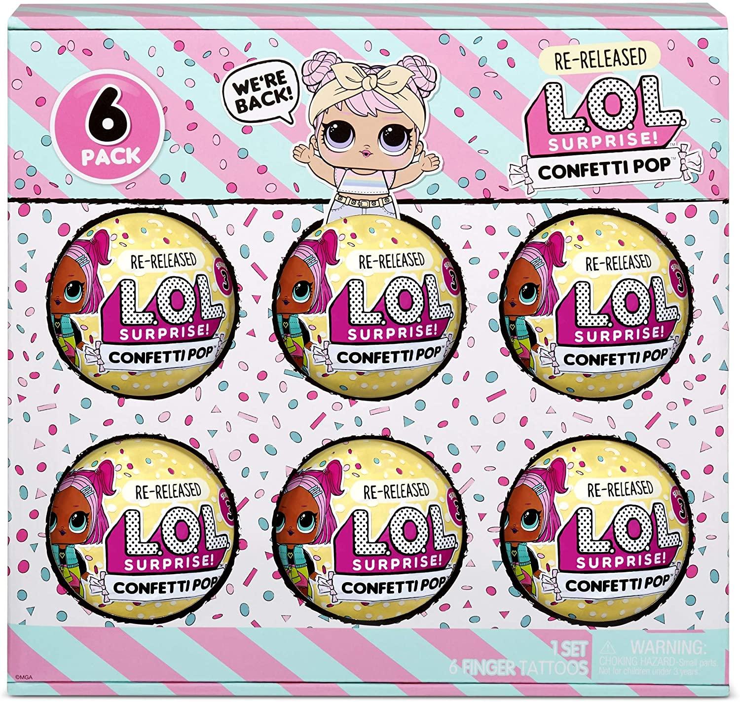 L.O.L. Surprise! 6-Pack Confetti Pop - Dawn