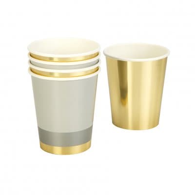 Pappersmuggar Modern Metallic 8-pack