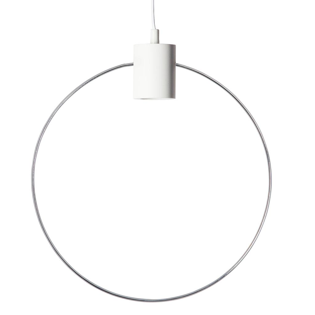 Forever fönsterlampa cirkel 35cm krom