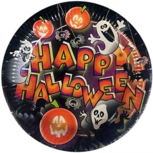 Papperstallrikar Happy Halloween