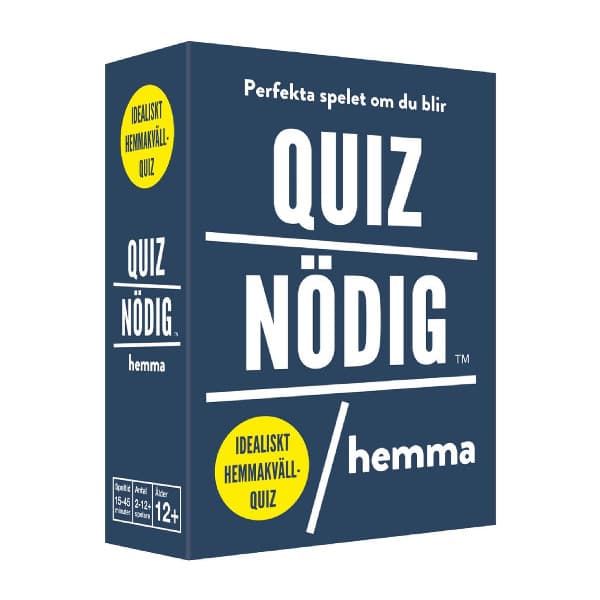 Sällskapsspel - Quiznödig / hemma