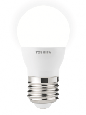 TOSHIBA Golfball E27 Frostad 5,5W