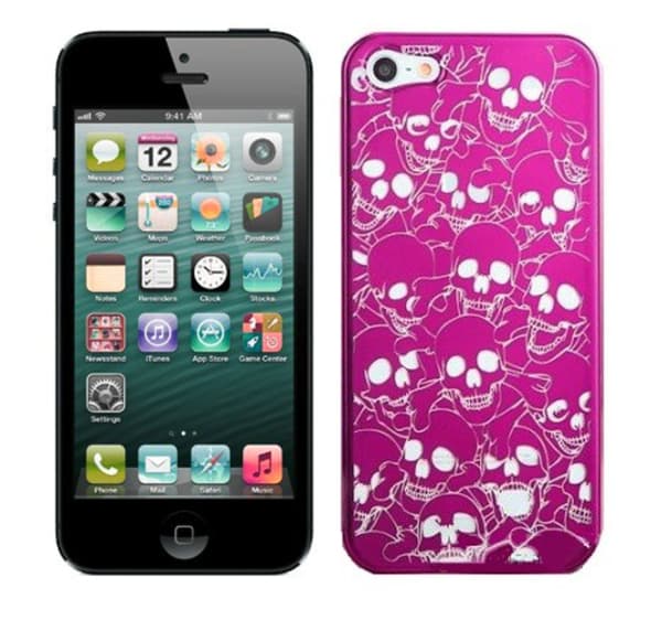 Hard Case iphone 5/5S/SE Skull Head Pink