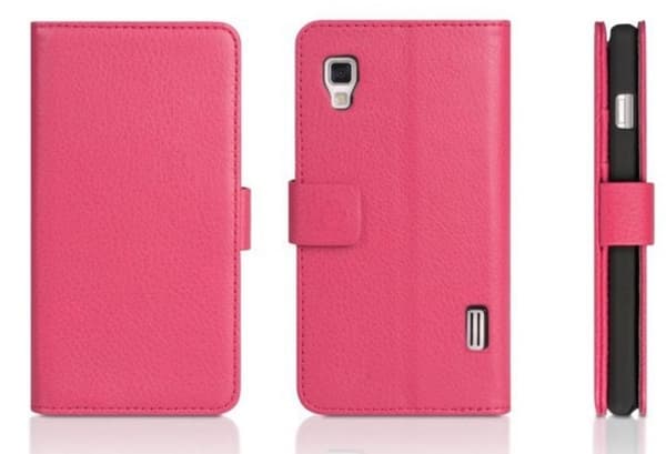 Mobilväska LG L5 II Pink w/Stand