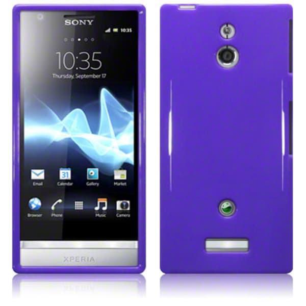 Back Cover Xperia P Solid Purple