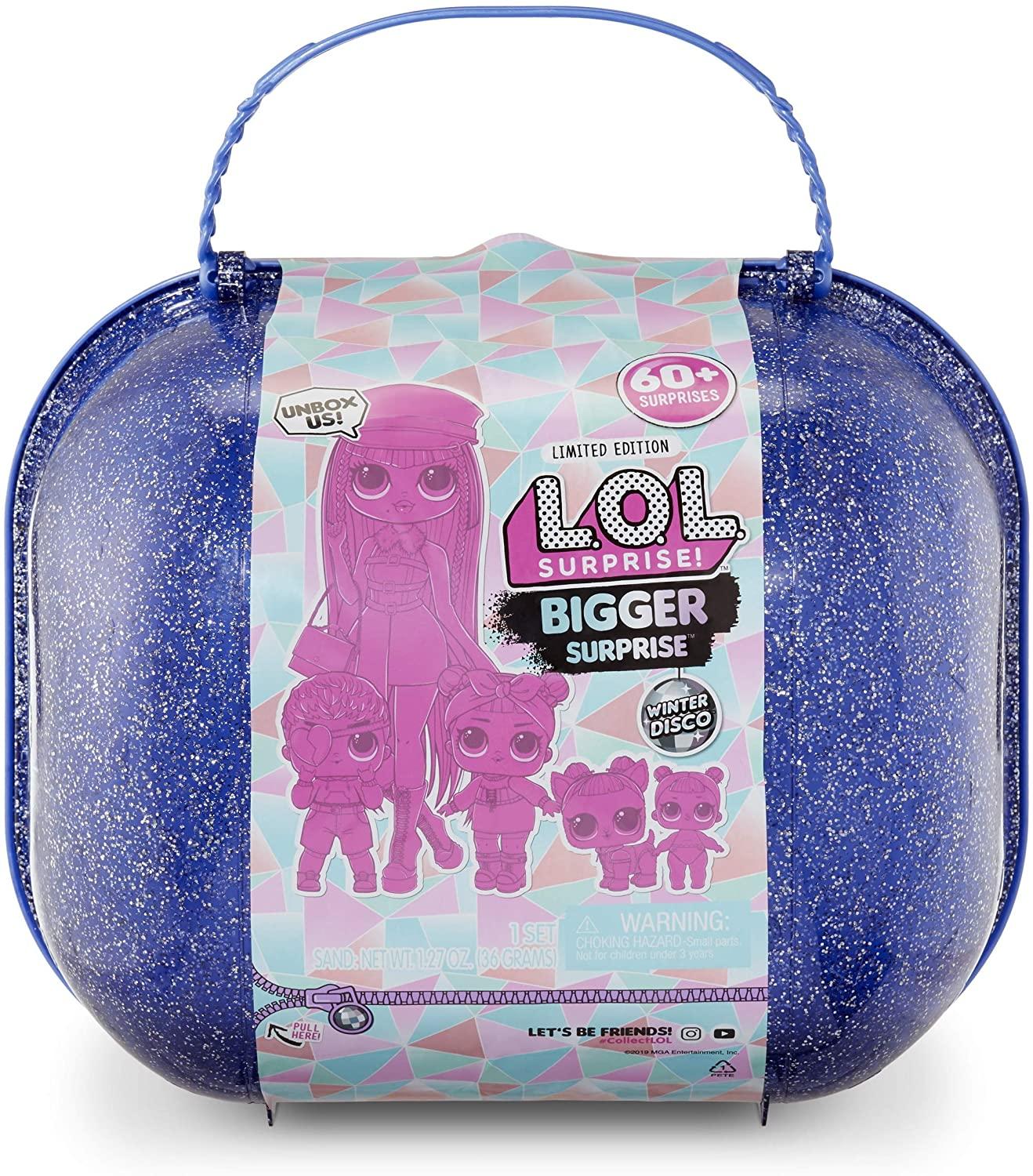 L.O.L. Surprise! Winter Disco Bigger Surprise includes O.M.G. Fashion Doll