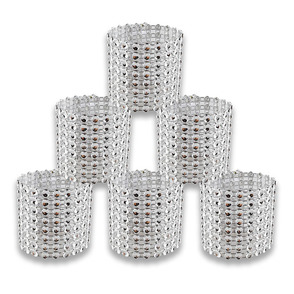 50 pak serviet ring rhinestone