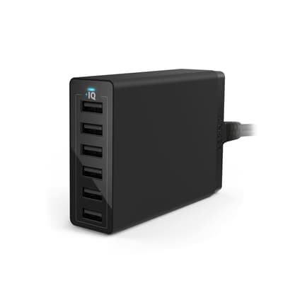 Anker PowerPort 6, Black