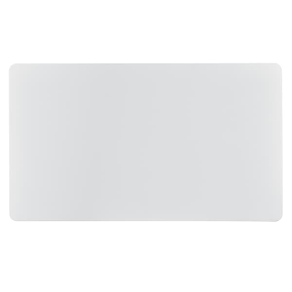 [en.casa]® Matbord med spännben-120x70x75cm-stål-MDF-vit / svart-plats för 4