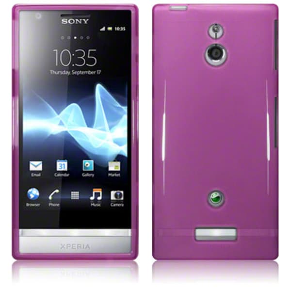 Back Cover Xperia P Plum