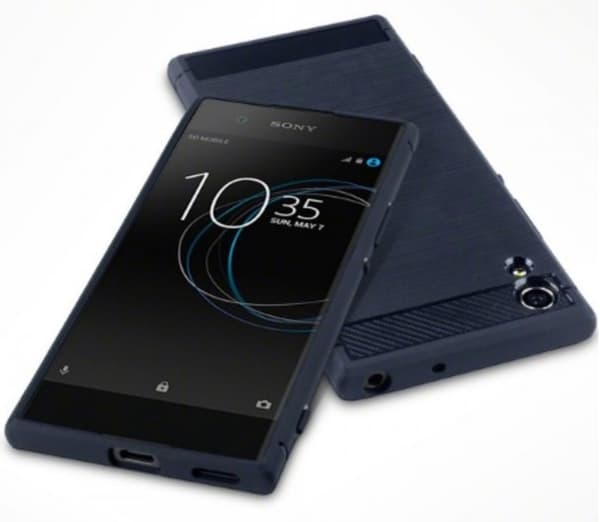 Mobilskal Sony Xperia XA1 Carbon Blue