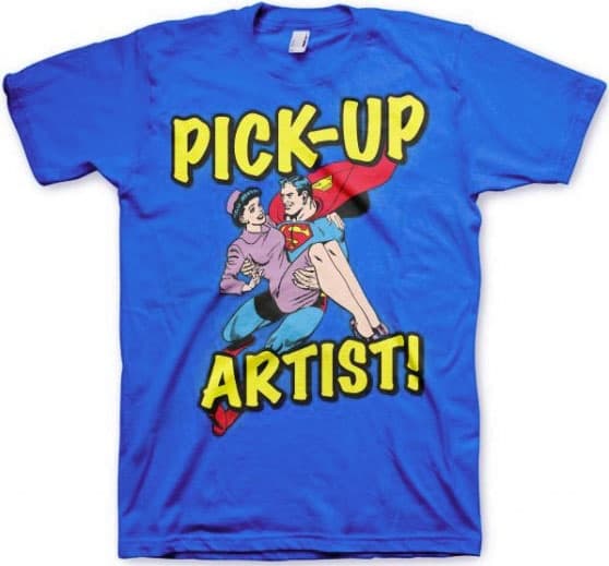 Superman Pick-up Artist T-shirt, Stl S