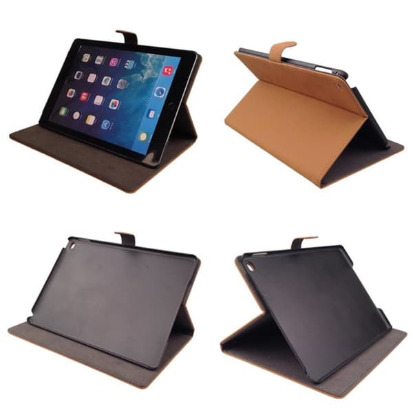 Fodral Mocka/Läder iPad Air 2 - Retro Ljusbrun