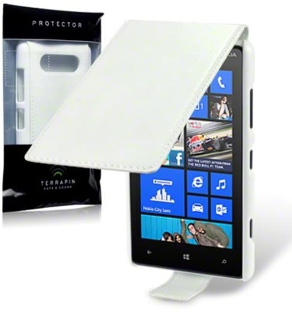 Flipväska Nokia Lumia 820 White Slim