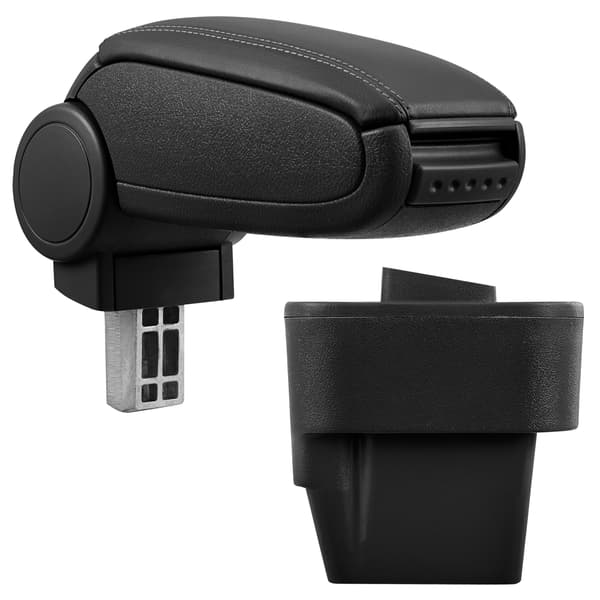 [pro.tec]® Armlæn til Opel Astra H 2004–2010 - kunstlæder - sort