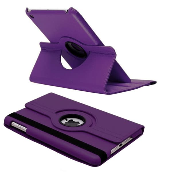 Fodral Ipad Mini / Mini Retina (Mini 2 & 3) Roterande 360 - Lila