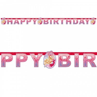 Banner Happy Birthday Barbie