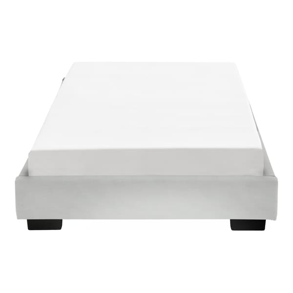 Corium® Säng Luna inkl. madrass-200x90cm-konstläder-vit