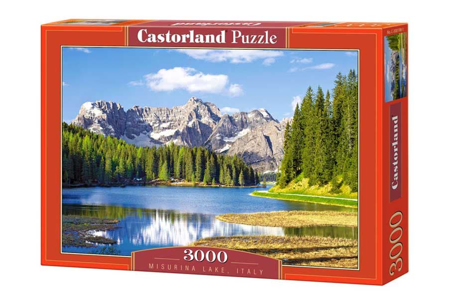 Castorland Misurina sjön, Italien, 3000 Bitars Pussel