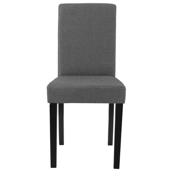 [en.casa]® Tyylikäs ruokailuryhmä, MDF-pinnoite / kangaspäällinen 140cm x 90cm x 77cm tammenvärinen (kulutettu) / harmaa