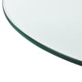 Miniatyrbild 3 av 5: [neu.haus]® Bordskkiva av härdat glas-Ø80cm-rund