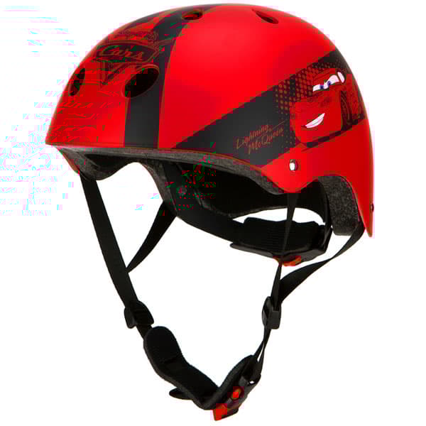 Disney Cars - Sport & Cykelhjälm - Röd Stl 54-58