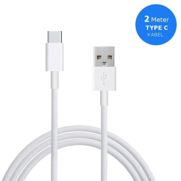 Micro USB (Typ C) White 2 Meter