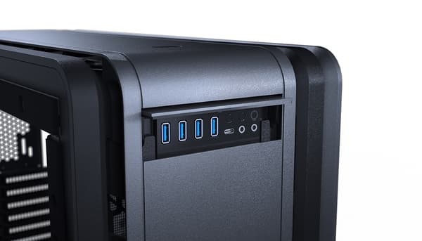 Phanteks Enthoo 719, Tempered Glass, Anthracite Gray