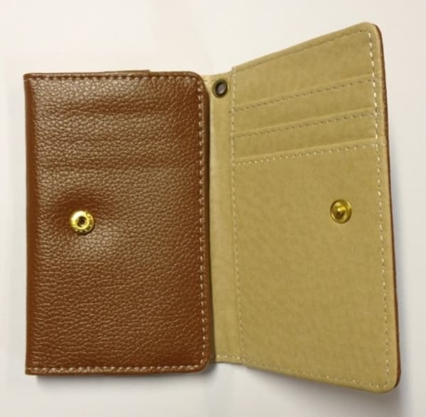 Mobilväska Leather Brown Universal