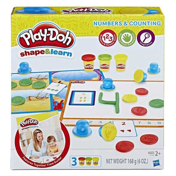 Play-Doh Shape & Learn - Siffror & Matte leklera lekset